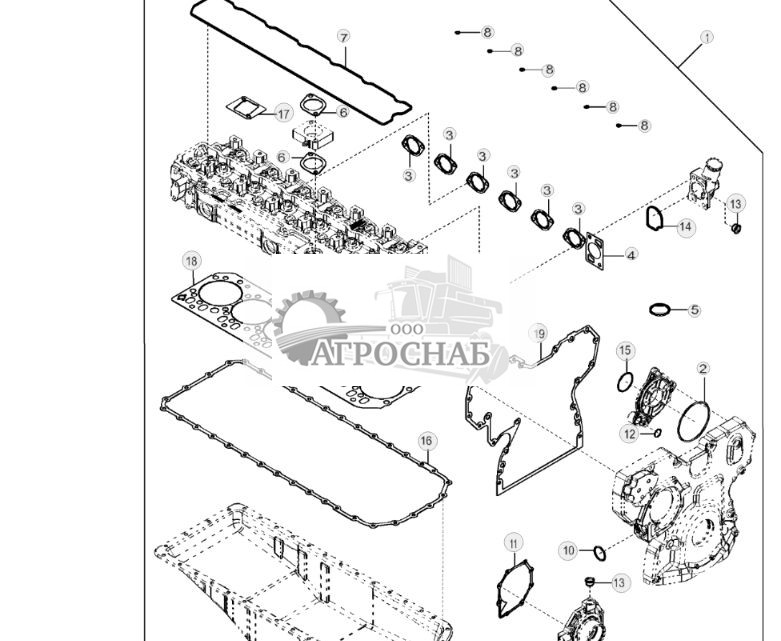 9901 Комплект прокладок для капитального ремонта двигателя (12) - ST37754 84.jpg